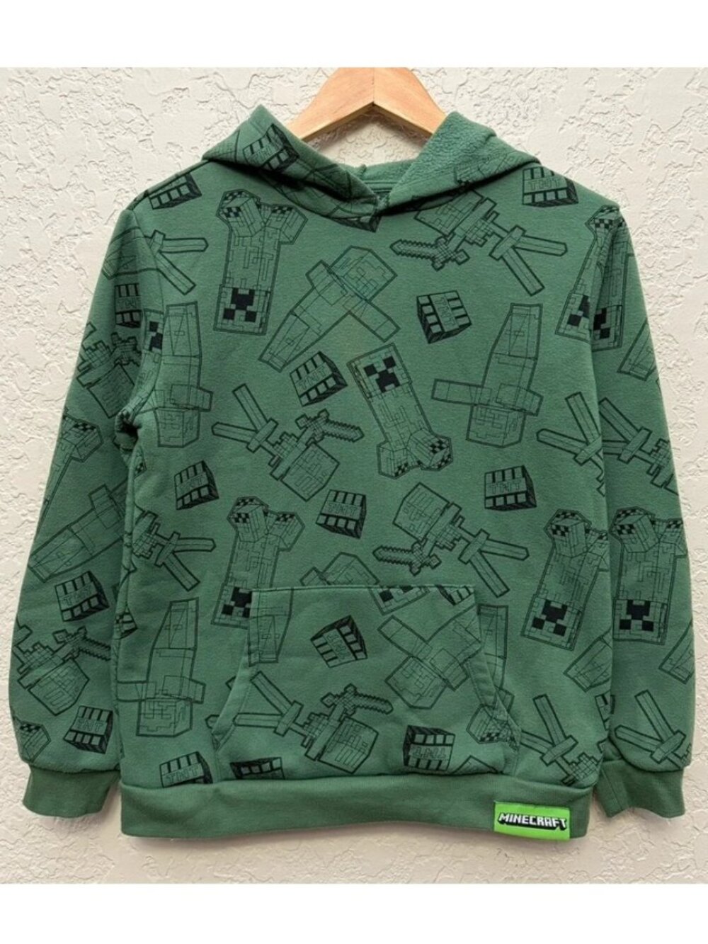 Minecraft Hoodie Youth large